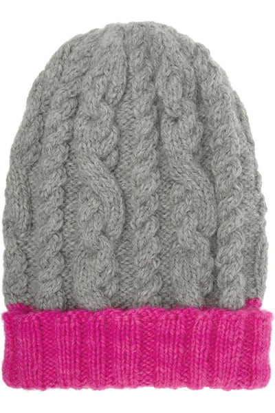 Jill cable-knit alpaca beanie