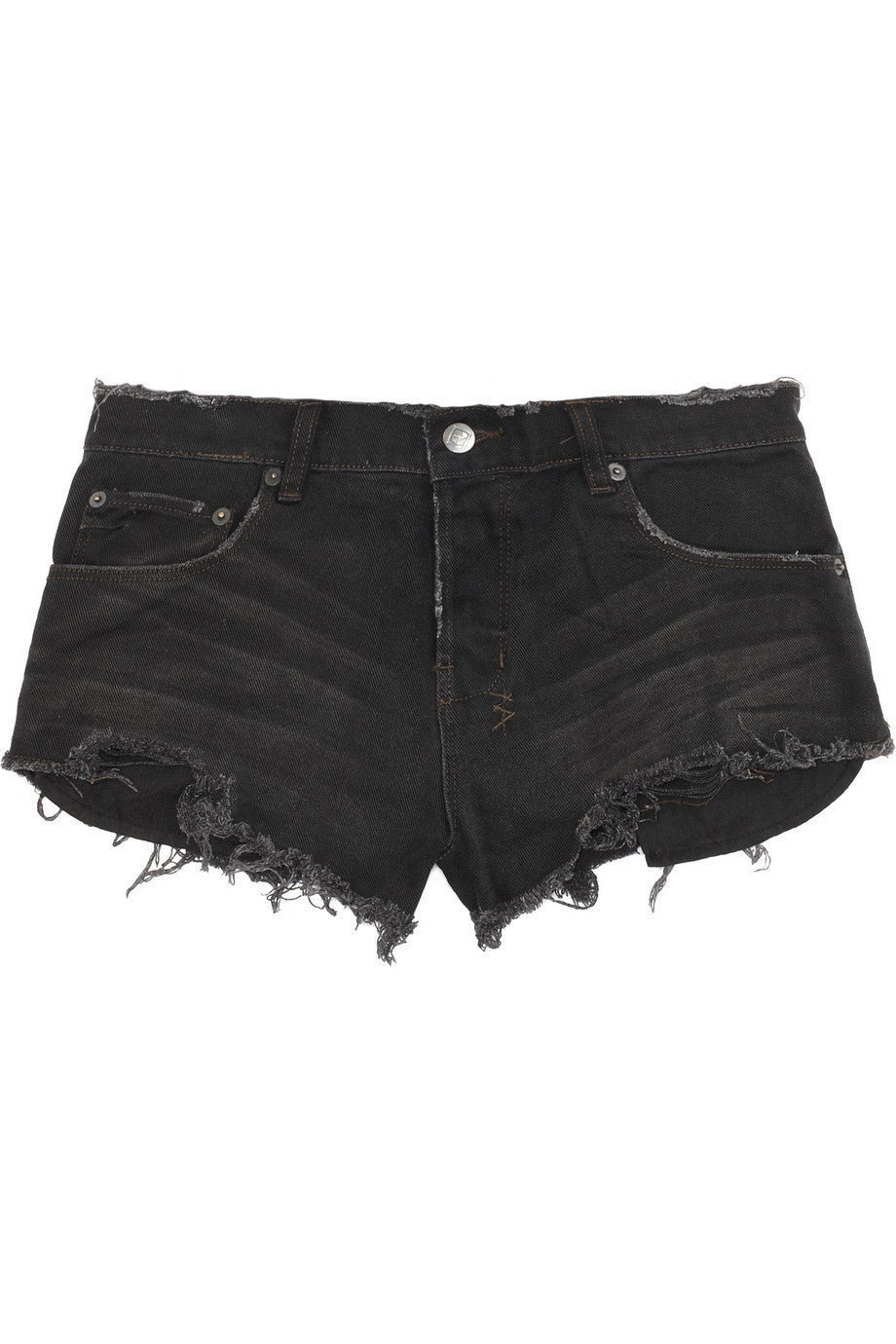 Alberceque distressed denim shorts