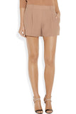 Clah pleated twill shorts